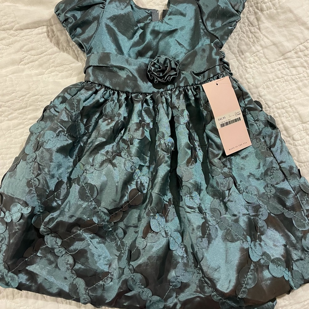 Formal dark teal dress